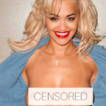 rita ora censored topless in photoshoot